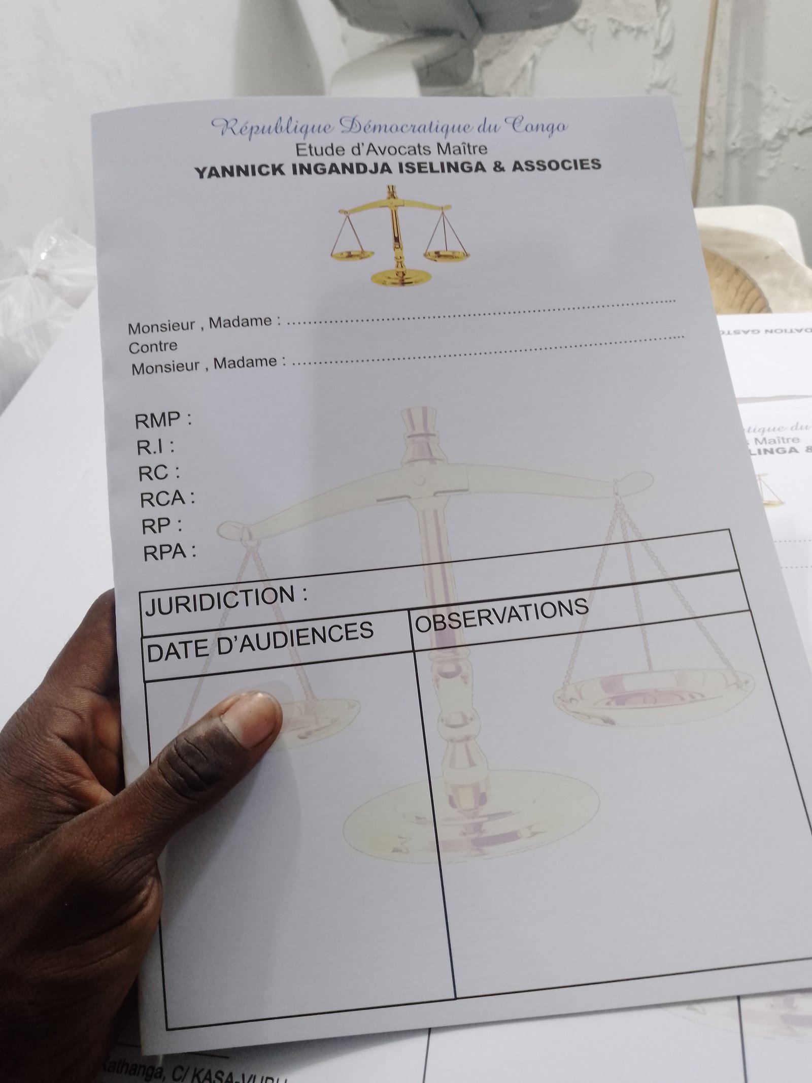 Réalisation pour Cabinet d'Avocats